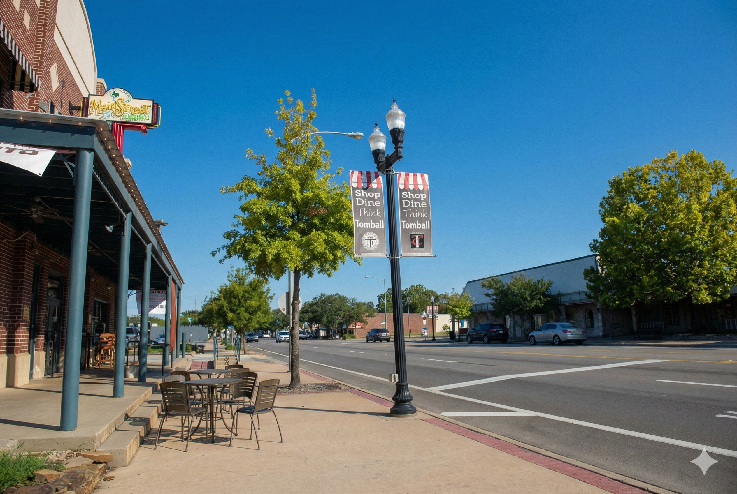 Tomball Texas Downtown Main Street