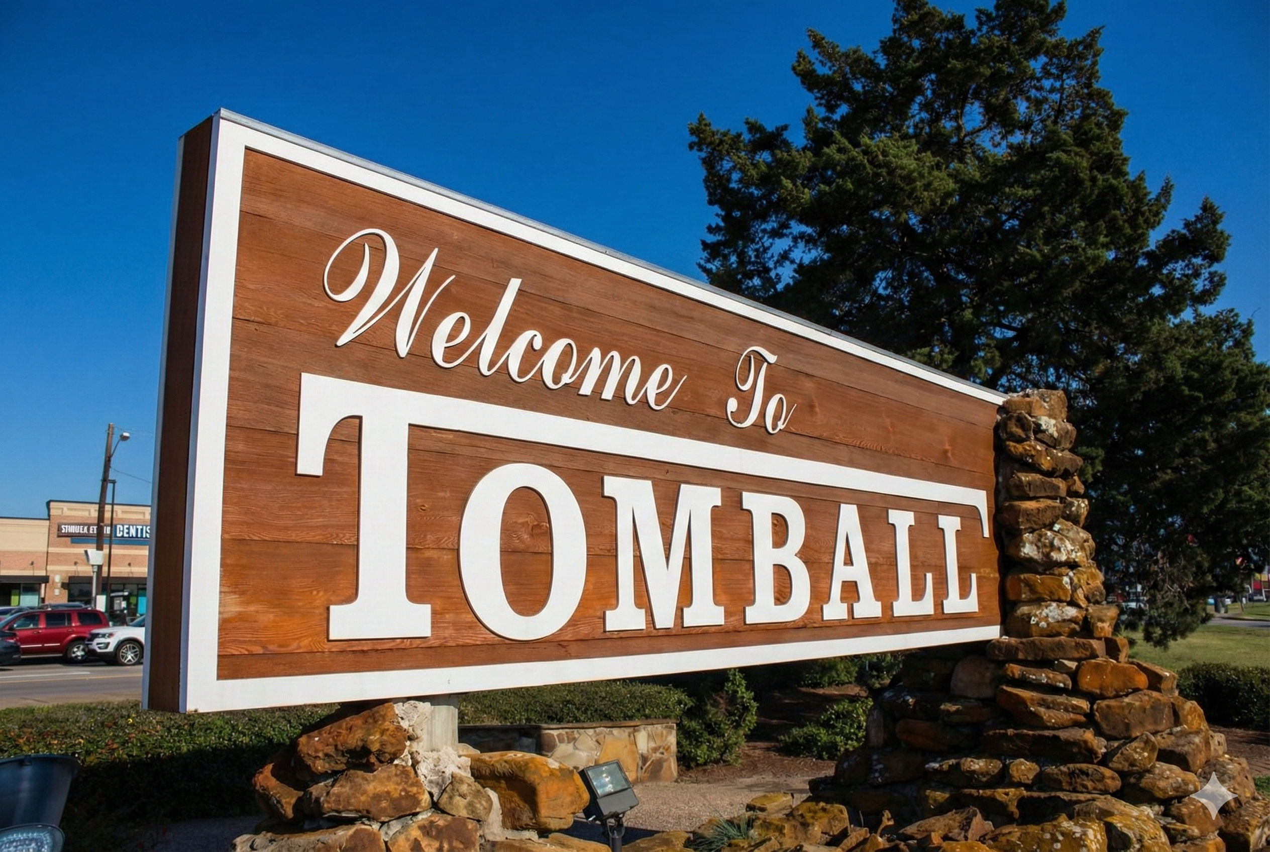 Tomball Texas Welcome Sign